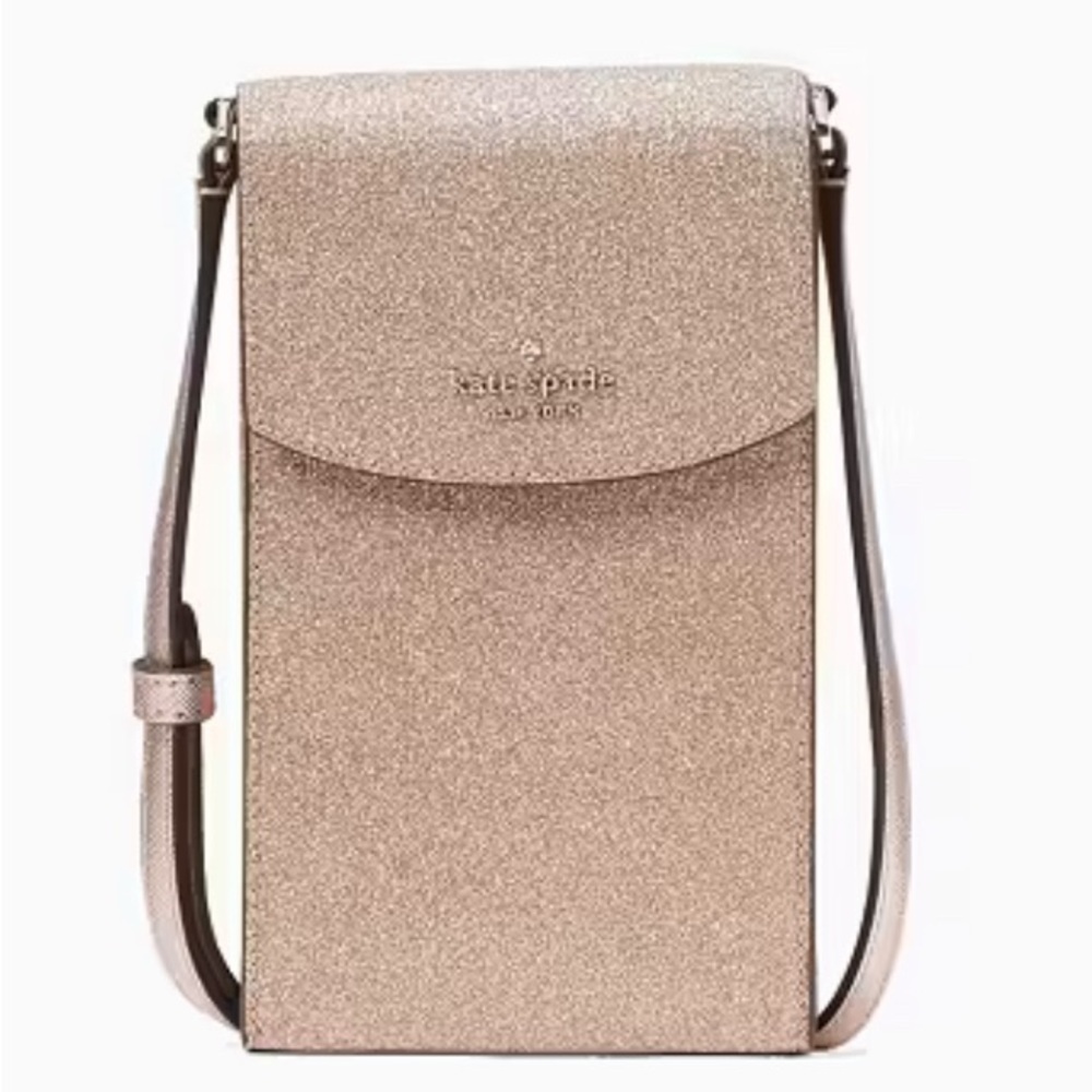 Kate ♠️ Spade Tinsel North South Flap Phone Crossbody Bag NWOT